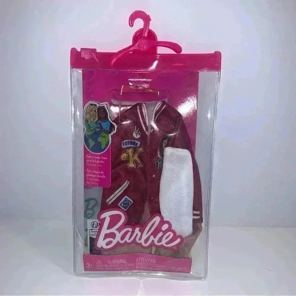 Barbie Clothes & Accessories for Ken Doll With Varsity Jacket, Shorts - Picture 2 of 12